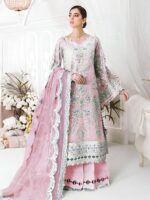 Silk Satori U-124 Luxury Embroidered Chiffon Suit